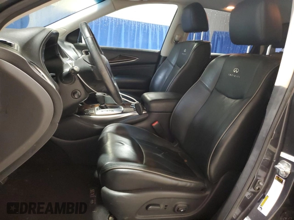 2013 Infiniti JX35 with VIN 5N1AL0MM5DC351673, listed as a Copart auction lot 72179644 with 125,038 mi miles and Salvage Title. Bid and sale history available at carsss.com. Image 7.
