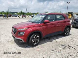 2024 Hyundai Venue SEL with VIN KMHRC8A31RU295536, listed as a Copart auction lot 58463855 with 16,685 mi miles and Salvage title. Bid and sale history available at DreamBid. Image 1.