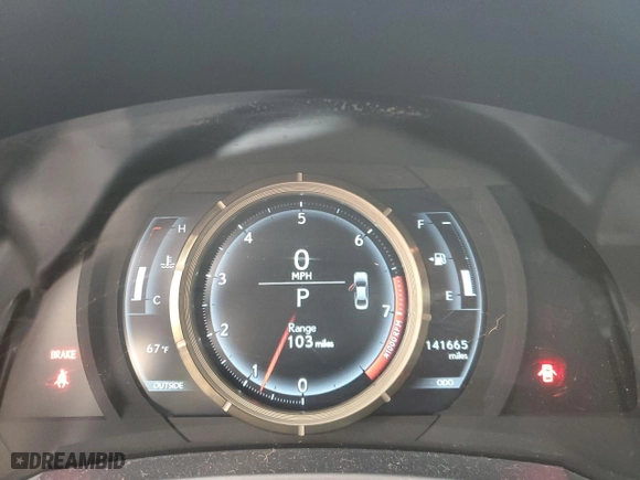 2016 Lexus IS 350 with VIN JTHCE1D24G5010302, listed as a Copart auction lot 44636785 with 141,665 mi miles and Salvage Title. Bid and sale history available at carsss.com. Image 9.