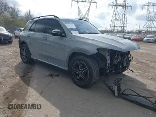 2024 Mercedes-Benz GLE 450 с VIN 4JGFB5KB6RA986105, выставлен на аукционе IAAI как лот 41907618 с пробегом 31 561 миль миль и . История ставок и продаж доступна на DreamBid. Изображение 1.
