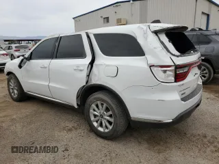 2021 Dodge Durango SXT with VIN 1C4RDHAG5MC555228, listed as a Copart auction lot 59119935 with Not provided miles and Salvage title. Bid and sale history available at DreamBid. Image 2.