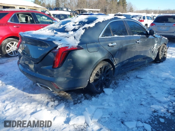 2022 Cadillac CT4 Premium Luxury z VIN 1G6DF5RK9N0118849, wystawiony jako IAAI lot #41587644 z przebiegiem 84 367 mil mil oraz . Historia ofert i sprzedaży dostępna na DreamBid. Obrazek 4.