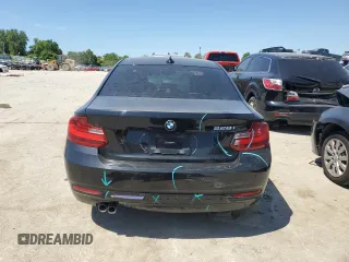 2014 BMW 2 Series 228i with VIN WBA1F5C58EV256093, listed as a Copart auction lot 57579434 with 74,596 mi miles and Salvage Title. Bid and sale history available at carsss.com. Image 6.
