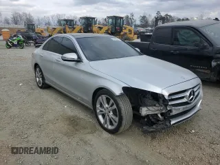 2016 Mercedes-Benz C 300 with VIN 55SWF4JB2GU166997, listed as a Copart auction lot 47840625 with 117,596 mi miles and Salvage Title. Bid and sale history available at carsss.com. Image 4.