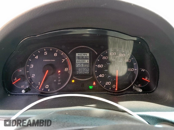 2006 Acura TSX with VIN JH4CL96806C008949, listed as a Copart auction lot 61415395 with 235,249 mi miles and Salvage title. Bid and sale history available at DreamBid. Image 9.