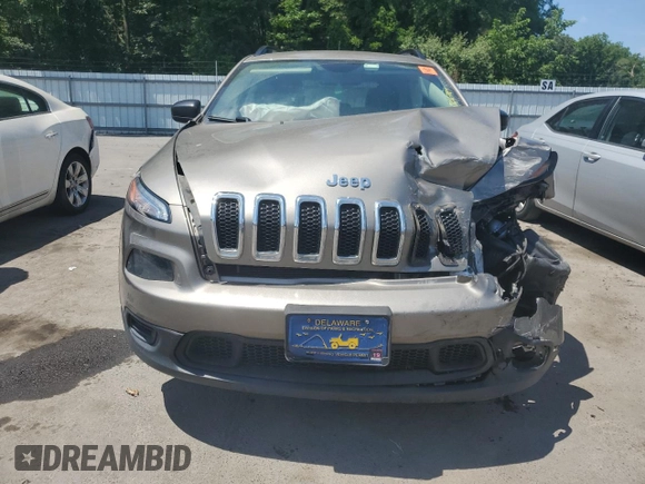 2017 Jeep Cherokee Sport with VIN 1C4PJMAS1HW512622, listed as a Copart auction lot 60308784 with 79,486 mi miles and Salvage Title. Bid and sale history available at carsss.com. Image 5.