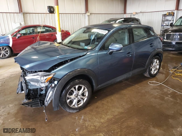 2020 Mazda CX-3 Sport with VIN JM1DKFB77L1469383, listed as a Copart auction lot 51670415 with 59,776 mi miles and Salvage Title. Bid and sale history available at carsss.com. Image 1.