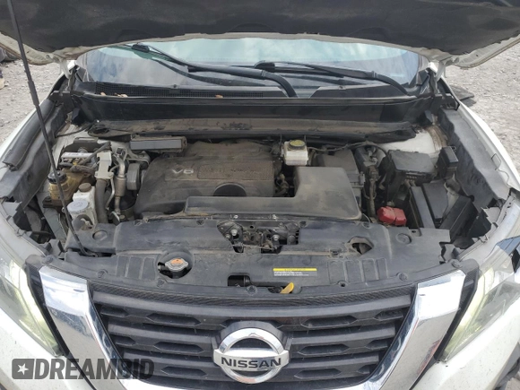 2018 Nissan Pathfinder S with VIN 5N1DR2MN1JC630582, listed as a Copart auction lot 44071455 with 126,719 mi miles and Salvage Title. Bid and sale history available at carsss.com. Image 12.