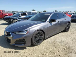 2021 Acura TLX Technology z VIN 19UUB5F48MA007847, wystawiony jako Copart lot #51637005 z przebiegiem 15 547 mil mil oraz Szkoda całkowita • Salvage title. Historia ofert i sprzedaży dostępna na DreamBid. Obrazek 1.