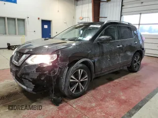 2020 Nissan Rogue SV with VIN JN8AT2MV2LW136908, listed as a Copart auction lot 45647545 with 53,481 mi miles and Salvage Title. Bid and sale history available at DreamBid. Image 1.