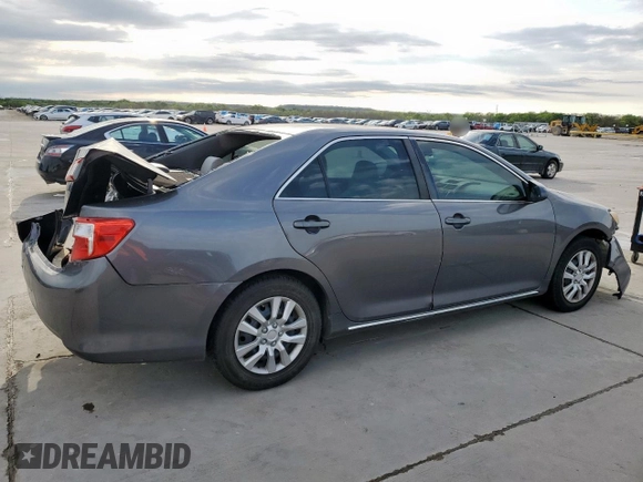 2014 Toyota Camry L with VIN 4T4BF1FKXER342594, listed as a Copart auction lot 50762105 with 161,296 mi miles and Salvage Title. Bid and sale history available at carsss.com. Image 3.