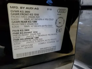 2018 Audi SQ5 Premium Plus with VIN WA1A4AFY7J2119403, listed as a Copart auction lot 88798535 with Not Provided miles and Salvage Title. Bid and sale history available at DreamBid. Image 14.