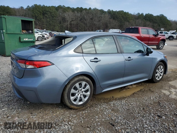 2022 Toyota Corolla LE with VIN 5YFEPMAEXNP308339, listed as a Copart auction lot 45419315 with 69,231 mi miles and Salvage Title. Bid and sale history available at carsss.com. Image 3.