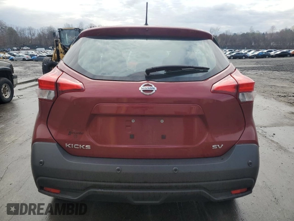 2020 Nissan Kicks SV with VIN 3N1CP5CV0LL537622, listed as a Copart auction lot 52837595 with 88,158 mi miles and Salvage Title. Bid and sale history available at DreamBid. Image 6.