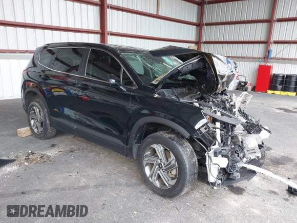 2021 Hyundai Santa Fe SE with VIN 5NMS1DAJ7MH311791, listed as a IAAI auction lot 40483862 with 1 mi miles. Bid and sale history available at carsss.com. Image 1.