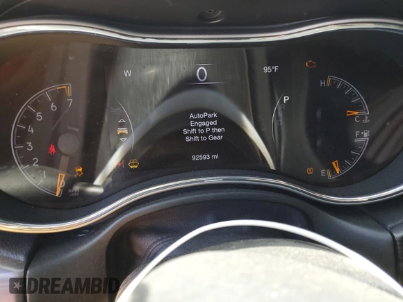 2019 Jeep Grand Cherokee Altitude with VIN 1C4RJEAG4KC858280, listed as a Copart auction lot 56534335 with 92,593 mi miles and Salvage title. Bid and sale history available at DreamBid. Image 9.