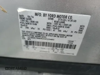 2016 Ford Explorer с VIN 1FM5K7B89GGD22483, выставлен на аукционе Copart как лот 59018875 с пробегом 104 422 миль миль и Списание • Salvage title. История ставок и продаж доступна на DreamBid. Изображение 13.