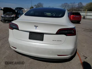 2022 Tesla Model 3 Long Range with VIN 5YJ3E1EB2NF359955, listed as a Copart auction lot 49778615 with Not Provided miles and Salvage Title. Bid and sale history available at DreamBid. Image 6.