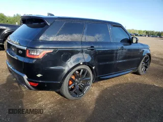 2019 Land Rover Range Rover Sport HSE with VIN SALWR2RK7KA872889, listed as a Copart auction lot 68409134 with 55,404 mi miles and Salvage Title. Bid and sale history available at carsss.com. Image 3.