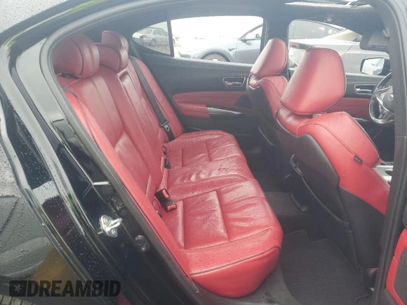 2019 Acura TLX w/A-Spec Pkg with VIN 19UUB1F68KA004146, listed as a Copart auction lot 44219705 with 56,725 mi miles and Salvage Title. Bid and sale history available at carsss.com. Image 10.