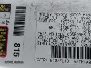 2014 Toyota Tacoma with VIN 3TMLU4EN5EM157590, listed as a IAAI auction lot 41687141 with 111,836 mi miles. Bid and sale history available at carsss.com. Image 9.