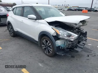 2020 Nissan Kicks SV with VIN 3N1CP5CV6LL503278, listed as a IAAI auction lot 42283410 with 30,639 mi miles and . Bid and sale history available at DreamBid. Image 1.