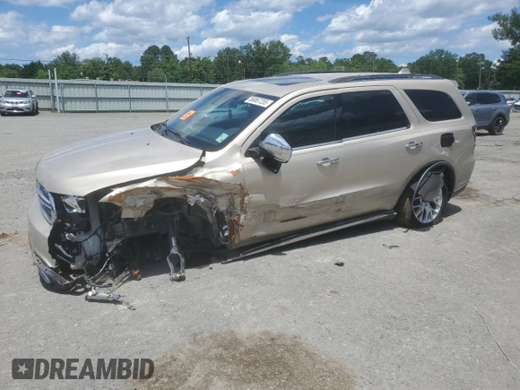 2015 Dodge Durango Citadel with VIN 1C4SDHET0FC873740, listed as a Copart auction lot 56067255 with 131,362 mi miles and Salvage title. Bid and sale history available at DreamBid. Image 1.