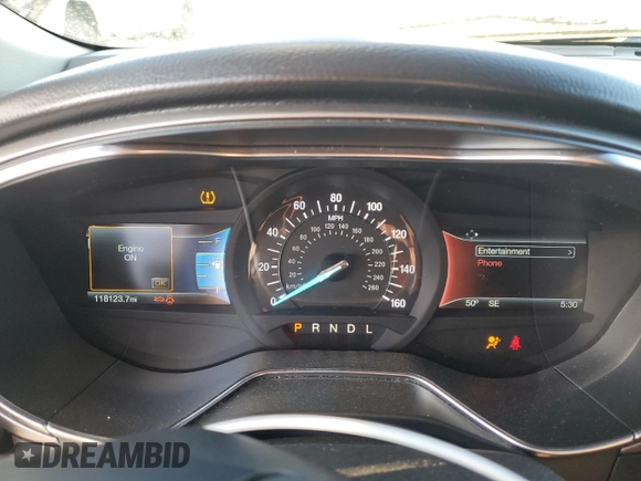 2017 Ford Fusion SE with VIN 3FA6P0H78HR412319, listed as a Copart auction lot 47195935 with 118,123 mi miles and Salvage Title. Bid and sale history available at carsss.com. Image 9.