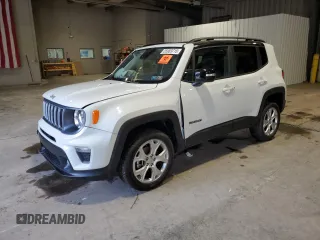 2023 Jeep Renegade Limited z VIN ZACNJDD1XPPP37625, wystawiony jako Copart lot #55989715 z przebiegiem Nie podano mil oraz Szkoda całkowita • Salvage title. Historia ofert i sprzedaży dostępna na DreamBid. Obrazek 1.