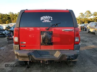 2007 Hummer H3 SUV with VIN 5GTDN13E278185639, listed as a Copart auction lot 80929864 with 268,989 mi miles and Salvage Title. Bid and sale history available at DreamBid. Image 6.