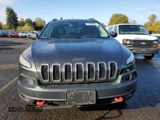 2017 Jeep Cherokee Trailhawk L Plus with VIN 1C4PJMBS1HD237067, listed as a Copart auction lot 77696854 with 102,160 mi miles and Salvage Title. Bid and sale history available at carsss.com. Image 5.