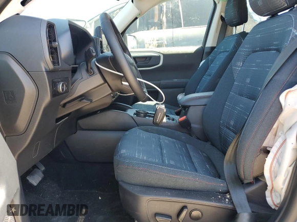 2024 Ford Bronco Sport Heritage with VIN 3FMCR9G69RRF40280, listed as a Copart auction lot 48956825 with 5,654 mi miles and Salvage title. Bid and sale history available at DreamBid. Image 7.