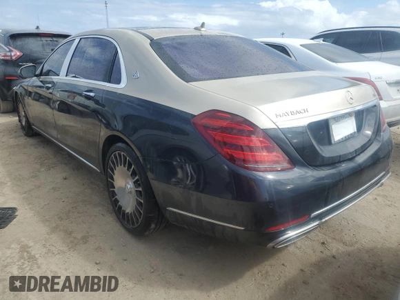 2020 Mercedes-Benz S-Class Maybach S 560 with VIN W1KUX8GB2LA555345, listed as a Copart auction lot 74053994 with 19,346 mi miles and Non Repairable. Bid and sale history available at carsss.com. Image 2.