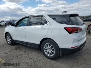 2023 Chevrolet Equinox LT with VIN 3GNAXUEG9PS127238, listed as a Copart auction lot 53618655 with 27,683 mi miles and Salvage Title. Bid and sale history available at carsss.com. Image 2.