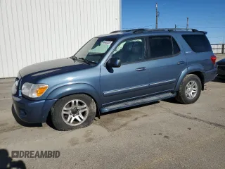 2005 Toyota Sequoia Limited with VIN 5TDBT48A35S256867, listed as a Copart auction lot 46482325 with 244,151 mi miles and Salvage Title. Bid and sale history available at DreamBid. Image 1.