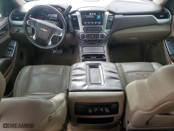 2015 Chevrolet Tahoe LTZ with VIN 1GNSCCKC4FR212548, listed as a Copart auction lot 47474915 with 157,527 mi miles and Salvage Title. Bid and sale history available at carsss.com. Image 8.