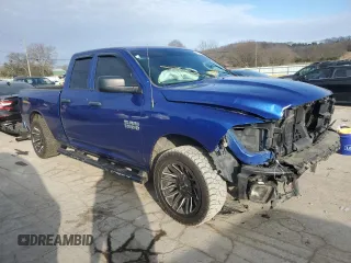 2018 Ram 1500 Express with VIN 1C6RR6FG2JS132324, listed as a Copart auction lot 41397535 with 102,551 mi miles and Salvage title. Bid and sale history available at DreamBid. Image 4.