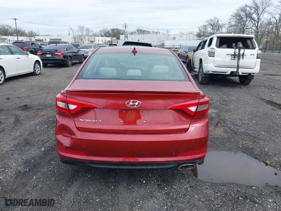 2016 Hyundai Sonata 2.4L SE with VIN 5NPE24AF7GH385452, listed as a IAAI auction lot 41957755 with 116,988 mi miles. Bid and sale history available at carsss.com. Image 16.