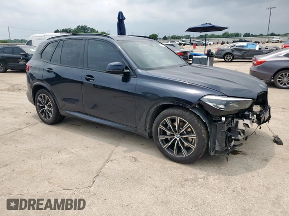 2023 BMW X5 sDrive40i with VIN 5UXCR4C07P9N48328, listed as a Copart auction lot 57619515 with 32,174 mi miles and Salvage title. Bid and sale history available at DreamBid. Image 4.