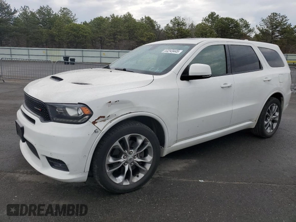 2019 Dodge Durango R/T with VIN 1C4SDJCT8KC549164, listed as a Copart auction lot 53243445 with 87,457 mi miles and Salvage Title. Bid and sale history available at carsss.com. Image 1.