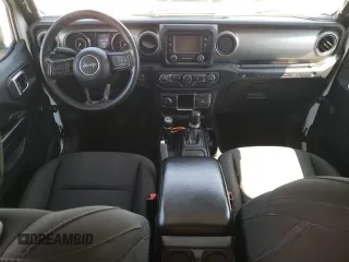 2018 Jeep Wrangler Unlimited Sport with VIN 1C4HJXDN1JW289418, listed as a Copart auction lot 50494925 with 85,408 mi miles and Salvage title. Bid and sale history available at DreamBid. Image 8.