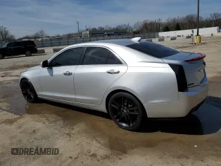 2015 Cadillac ATS Sedan Luxury RWD with VIN 1G6AB5RX0F0114104, listed as a Copart auction lot 50742745 with 123,694 mi miles and Salvage Title. Bid and sale history available at carsss.com. Image 2.