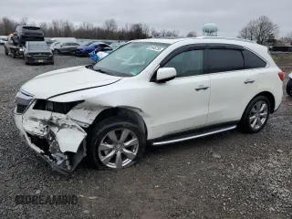 2015 Acura MDX Advance with VIN 5FRYD4H87FB031277, listed as a Copart auction lot 51446755 with 131,059 mi miles and Salvage title. Bid and sale history available at DreamBid. Image 1.