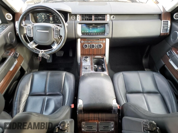 2017 Land Rover Range Rover with VIN SALGR2FV6HA374954, listed as a Copart auction lot 82380564 with 76,293 mi miles and Salvage title. Bid and sale history available at DreamBid. Image 8.