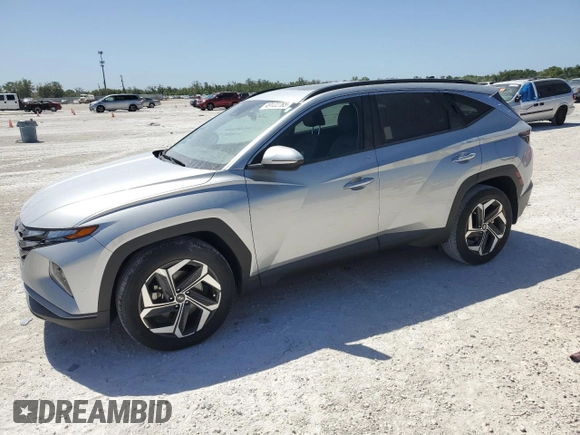 2023 Hyundai Tucson SEL with VIN 5NMJF3AEXPH167684, listed as a Copart auction lot 49122785 with 21,182 mi miles and Salvage Title. Bid and sale history available at carsss.com. Image 1.