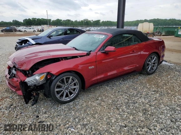 2015 Ford Mustang GT Premium с VIN 1FATP8FF1F5366361, выставлен на аукционе Copart как лот 53806075 с пробегом 101 366 миль миль и Списание • Salvage title. История ставок и продаж доступна на DreamBid. Изображение 1.