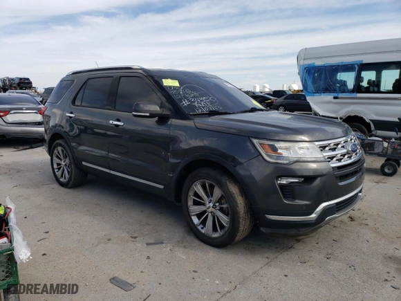 2018 Ford Explorer Limited with VIN 1FM5K8F80JGA57475, listed as a Copart auction lot 41916194 with NaN miles and Salvage Title. Bid and sale history available at carsss.com. Image 4.