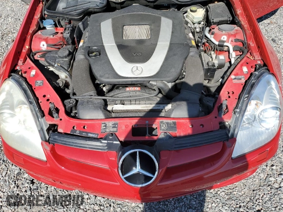 2005 Mercedes-Benz SLK 230/320 with VIN WDBWK56F35F038791, listed as a Copart auction lot 57413275 with 122,712 mi miles and Clean title. Bid and sale history available at DreamBid. Image 11.