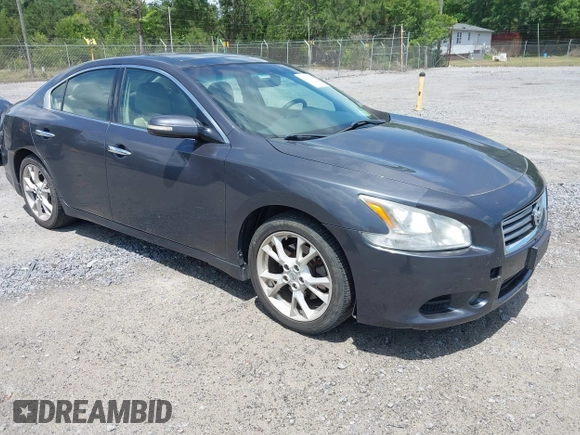 2012 Nissan Maxima SV with VIN 1N4AA5AP0CC845868, listed as a IAAI auction lot 42216031 with 215,920 mi miles and . Bid and sale history available at DreamBid. Image 1.