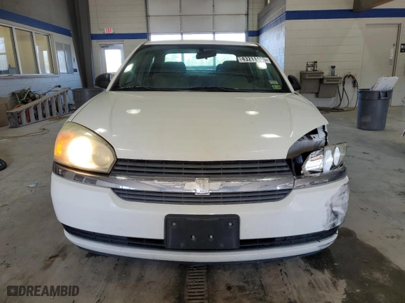2005 Chevrolet Malibu with VIN 1G1ZS52F05F110074, listed as a Copart auction lot 43211165 with 275,464 mi miles and Salvage Title. Bid and sale history available at carsss.com. Image 5.